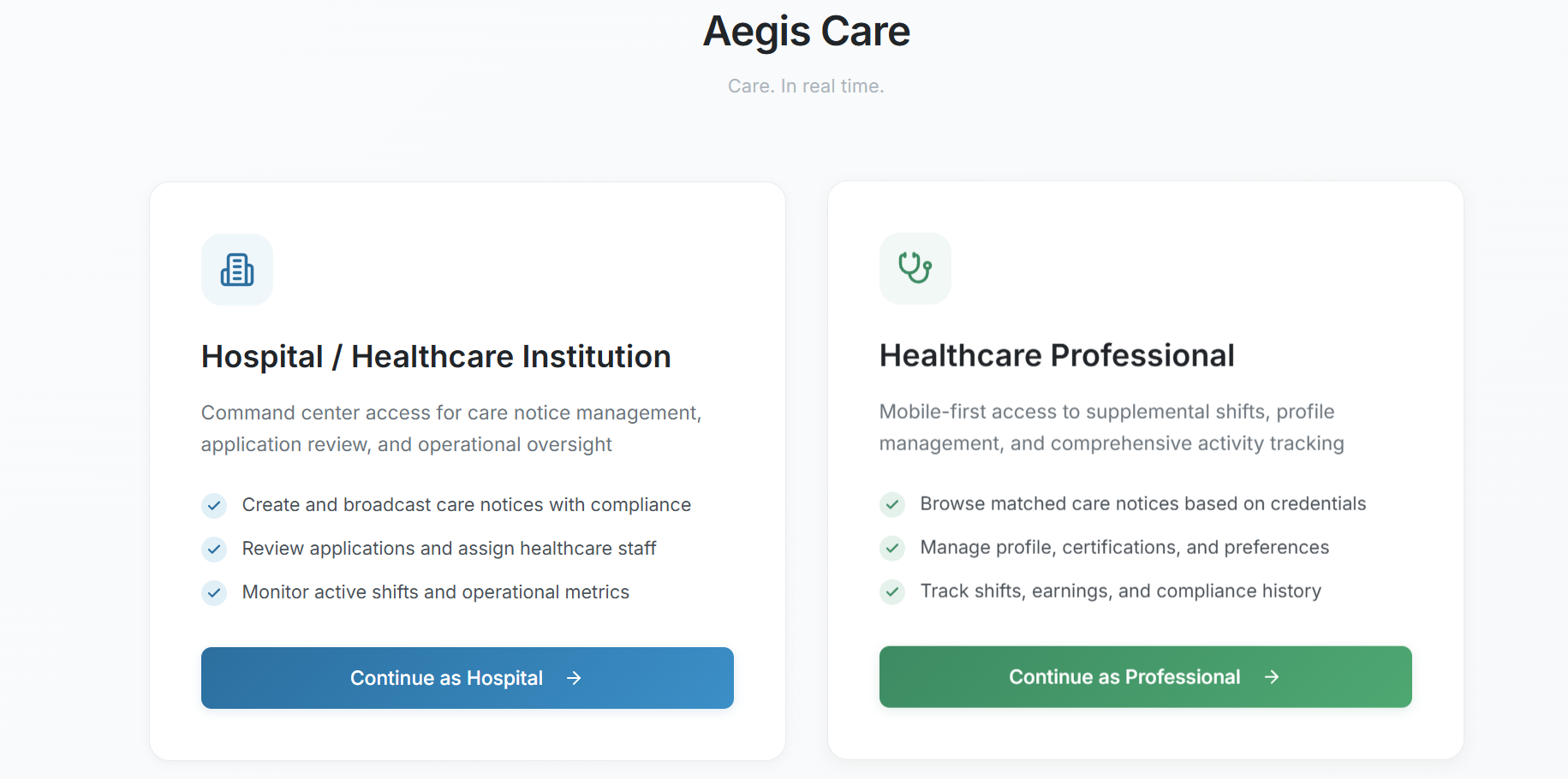 Aegis Care cover