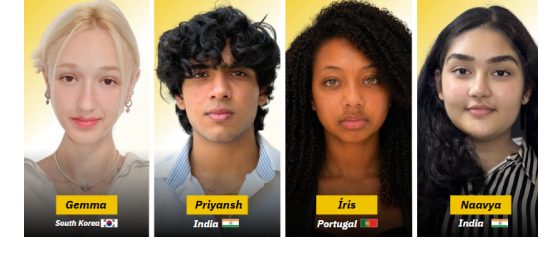 Equity Empire team: Gemma, Priyansh, Íris and Naavya